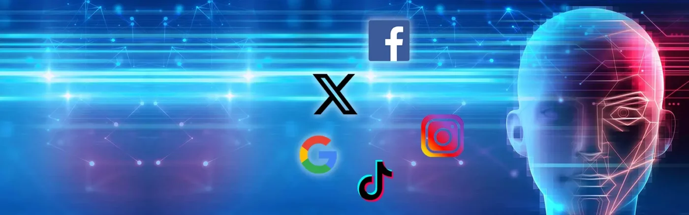 AI Robotic Human Head for Social Media